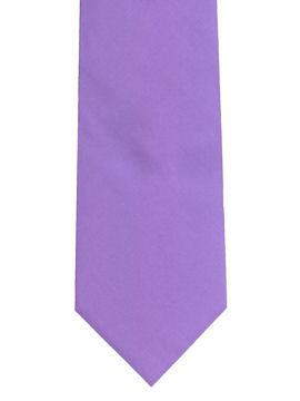 Plain Lilac Tie
